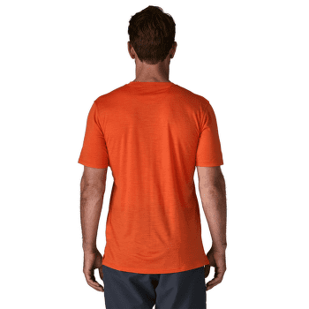 Tričko krátky rukáv Patagonia Capilene® Cool Merino Graphic Shirt Men Multi-Pitch: Weathered Stone