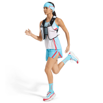 Kraťasy La Sportiva FLOW 3" SHORT Women Malibu Blue/Hibiscus