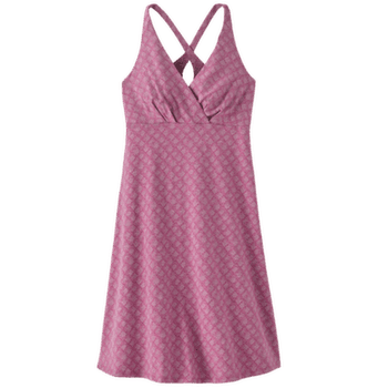 Šaty Patagonia Amber Dawn Dress Women Future Flowers: Faded Magenta