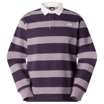 Tričko dlhý rukáv The North Face Rugby Polo Sweatshirt Unisex JZU TRANSCENDENT GREY/ENDLESS DUSK