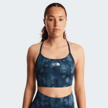 Podprsenka The North Face Flex Bra Print Women JZ9 SUMMIT NAVY DIFFUSED NATURE PRINT