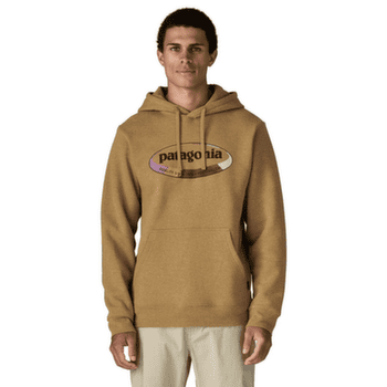 Mikina Patagonia ’95 Oval Logo Uprisal Hoody Men Black: Kaleido