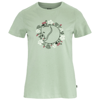 Tričko krátky rukáv Fjällräven FJÄLLBLOMSTER FOX T-SHIRT WOMEN Soft Jade