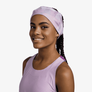 Čelenka Buff Coolnet UV Wide Headband SHANE ORCHID
