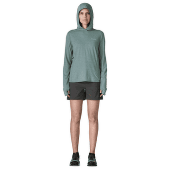 Tričko dlhý rukáv Patagonia Cap Cool Sun Hoody Peak Visions Women Vellum Green - Light Vellum Green X-Dye