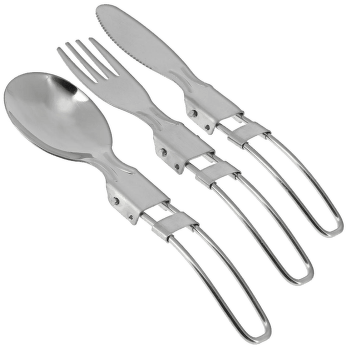 Príbor Rockland 3pc Folding Cutlery Set