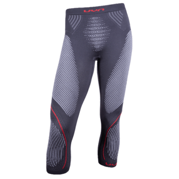 Legíny 3/4 UYN Evolutyon UW Pants Medium Men Charcoal/White/Red