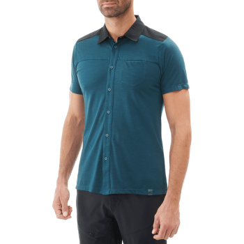 Košeľa krátky rukáv Millet Cloud Peak Wool Shirt Men CASTLE