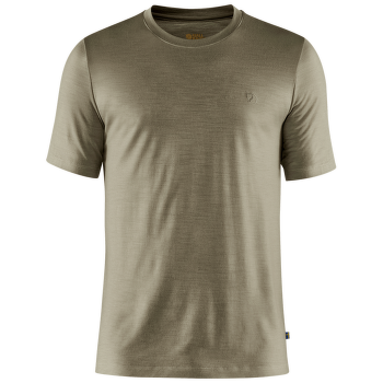 Tričko krátky rukáv Fjällräven Abisko Wool SS Men Light Olive