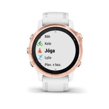 Hodinky Garmin Fenix 6S pro rose gold w/white