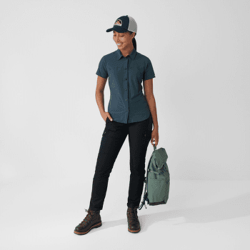 Košeľa krátky rukáv Fjällräven High Coast Lite Shirt SS Women Navy