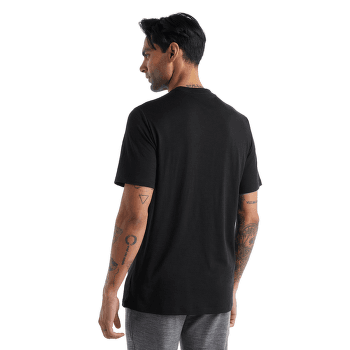 Tričko krátky rukáv Icebreaker Tech Lite II SS Tee Herd Path Men Black