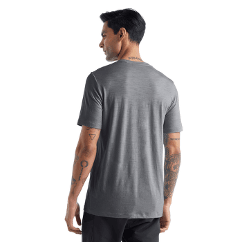 Tričko krátky rukáv Icebreaker Tech Lite II SS Tee Waschbar Wandering Men Gritstone HTHR
