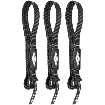 Expresná slučka Black Diamond DIAMOND DOGBONE 16 cm 3-PACK