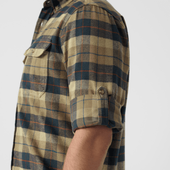Košeľa dlhý rukáv Fjällräven Singi Heavy Flannel Shirt Men Autumn Leaf-Dark Navy