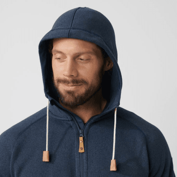 Mikina Fjällräven Ovik Fleece Hoodie Men Autumn Leaf