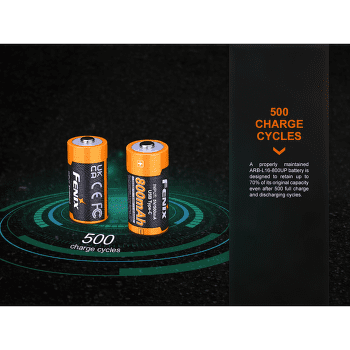 Batérie Fenix RCR123A 800 mAh USB-C Li-ion