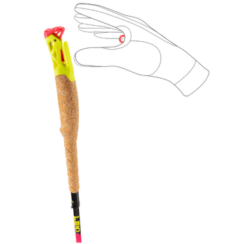 Palice Leki Ultratrail FX.One neonpink-black-neonyellow