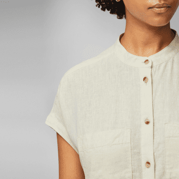 Košeľa krátky rukáv Fjällräven Övik Hemp Shirt SS Women Dusty Rose