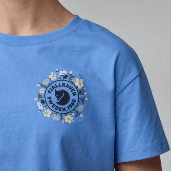 Tričko krátky rukáv Fjällräven Fjällblomster Logo T-Shirt Women Lavender Mist