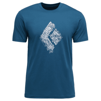 Tričko krátky rukáv Black Diamond Engineered Diamond SS Tee Men Indigo