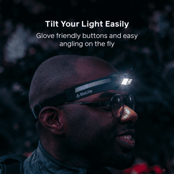 Čelovka BioLite Dash 450 Rechargeable HeadLamp Red