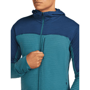 Mikina Icebreaker Merino Blend 300 RealFleece™ Descender LS Zip Men Abyss