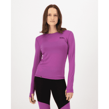 Tričko dlhý rukáv Mons Royale Cascade Merino Base Layer Long Sleeve Women Aoraki Lily Toffee