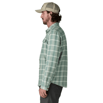 Košeľa dlhý rukáv Patagonia Long-Sleeved Cotton in Conversion Lightweight Men Marine Layer: Blue Sage
