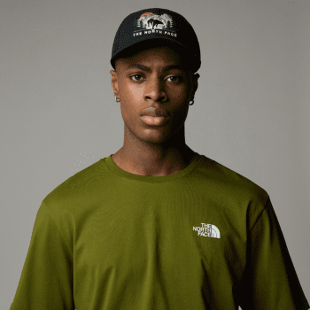 Šiltovka The North Face Embroidered Mudder Trucker OF5 SHADY BLUE/BEAR GRAPHIC