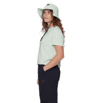 Tričko krátky rukáv Mammut MAMMUT BASE CROPPED T-SHIRT WOMEN MINI LOGO 3818 dark mammut red