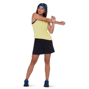 Tielko Mammut SELUN FL CAP SLEEVE TOP WOMEN nebla