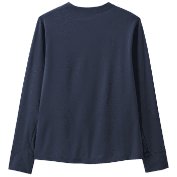 Tričko dlhý rukáv Patagonia Long-Sleeved Cap Silkweight T-Shirt Kids Boardshort Logo: New Navy