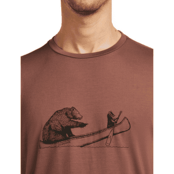 Tričko krátky rukáv Icebreaker Merino Blend Core SS Tee Canoe Companions Men Midnight Navy