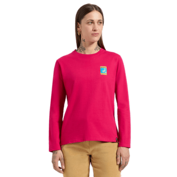 Tričko dlhý rukáv La Sportiva MOON CLIMB LONG SLEEVE WOMEN Azalea/Redwood