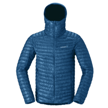 Bunda Norrona trollveggen down800 super light Hood Men Dark Blue