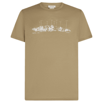 Tričko krátky rukáv Icebreaker Merino 150 Tech Lite SS Tee The Peaks Men CUMIN