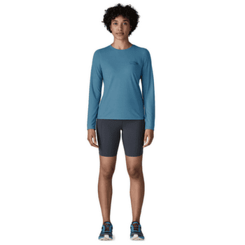 Tričko dlhý rukáv Patagonia LONG-SLEEVED CAP COOL TRAIL SHIRT Women Ink Black