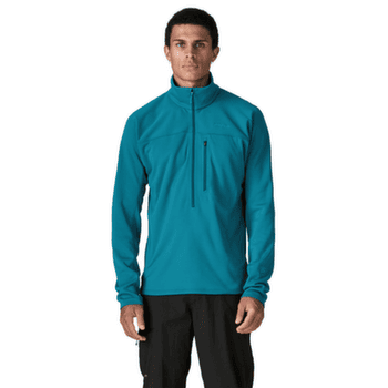 Pulóver Patagonia R1 ULTRALIGHT 1/2 ZIP Men Glacial Blue