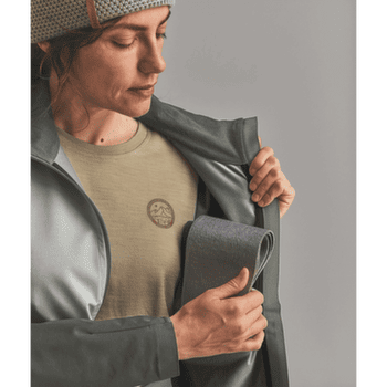 Bunda Ortovox ORTLER SOFTSHELL PLUS JACKET WOMEN 63101 Green Sage