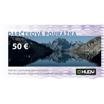 HUDY Darčeková poukážka 50 €