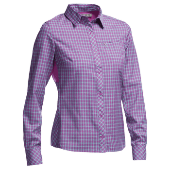 Košeľa dlhý rukáv Icebreaker Terra LS Plaid Women Sweetpea/Alpine