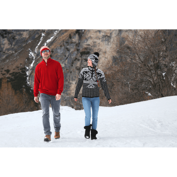 Pulóver (3/4 zapínanie) Kama Sweater 4105 black 110