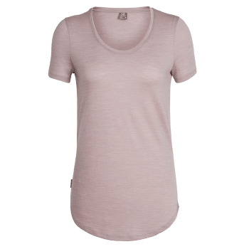 Tričko krátky rukáv Icebreaker Solace SS Scoop Women DUSK HTHR