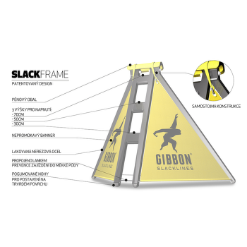 Slackline Gibbon INDEPENDENCE KIT CLASSIC