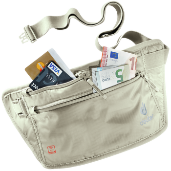 Peňaženka deuter Security Money Belt II RFID BLOCK sand