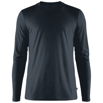 Tričko dlhý rukáv Fjällräven Abisko Wool LS Men Dark Navy