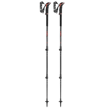 Palice Leki Makalu bright red-black-dark anthracite