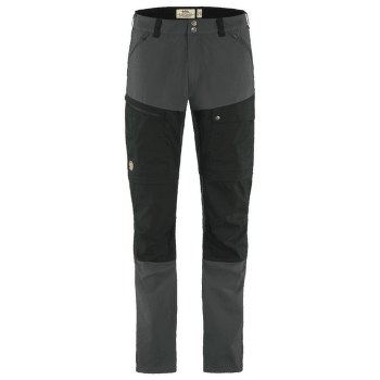 Nohavice Fjällräven Abisko Midsummer Zip Off Trousers Men Dark Grey-Black