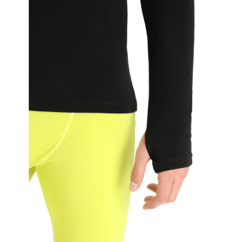 Tričko dlhý rukáv Icebreaker Merino LS Roll Neck Men Black